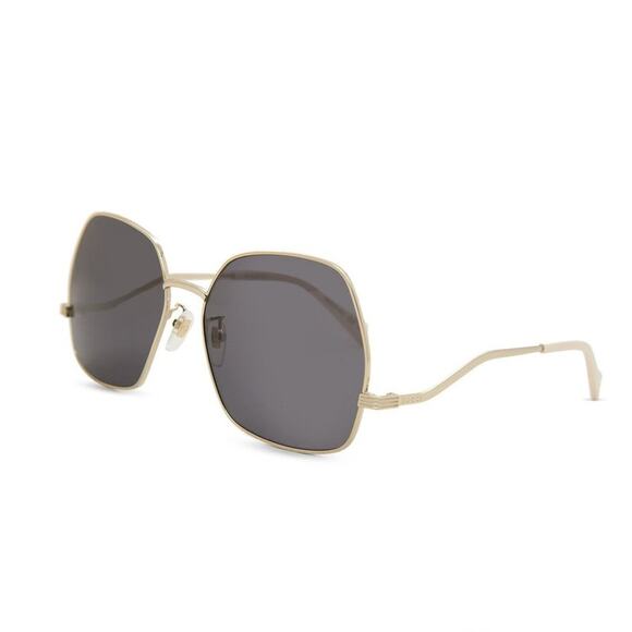 Gucci Square Gold Oversized Sunglasses 60MM main image 10